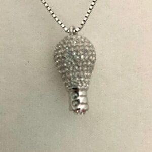 Swarovski crystal Sparkling Silver Pendant Necklace from Swarovski boutique